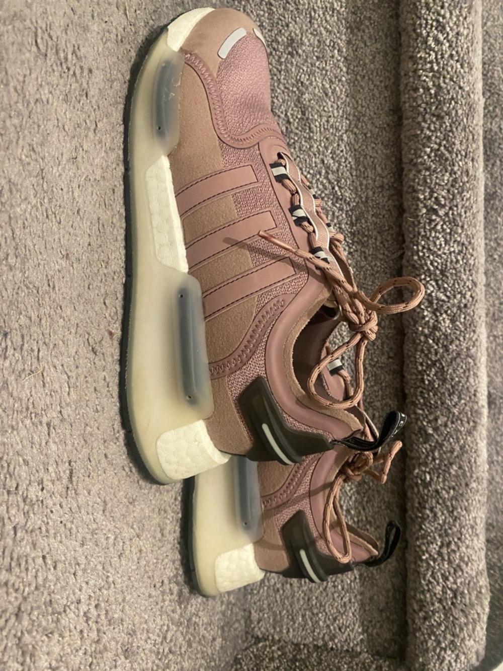 adidas Rose Pink Athletic Lifestyle Sneakers